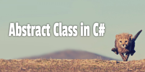 abstract class in c#